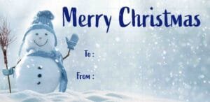 Christmas labels – Free Printable Labels