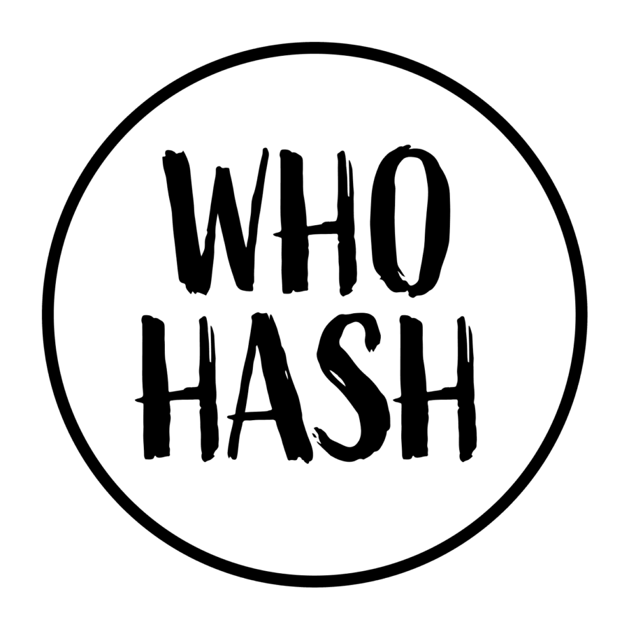 Who hash free printable label Circle label (5"X5")